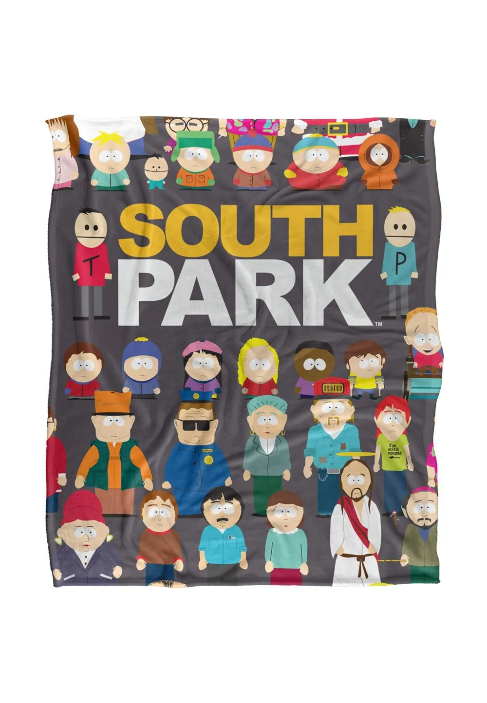 South Park Full Cast Silky Touch Super Soft Throw Blanket 152 X 127 cm in White