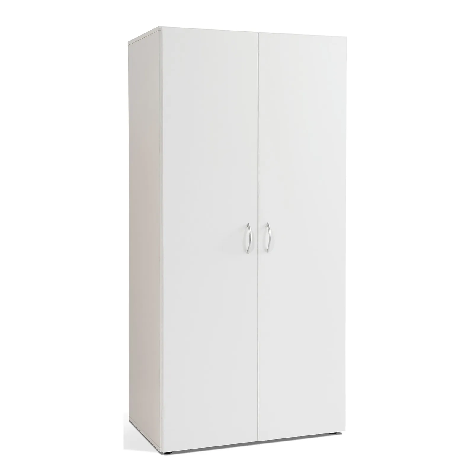 Fusion 2 Door Wardrobe White White