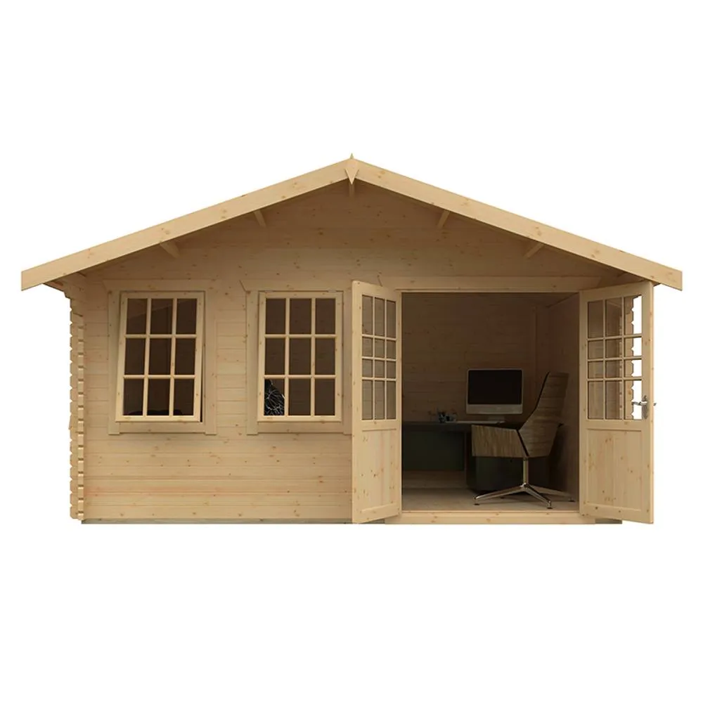 Buttercup Farm 10x16 The Forde 44mm Cabin - L295 x W475 x H292.6 cm in Natural 2