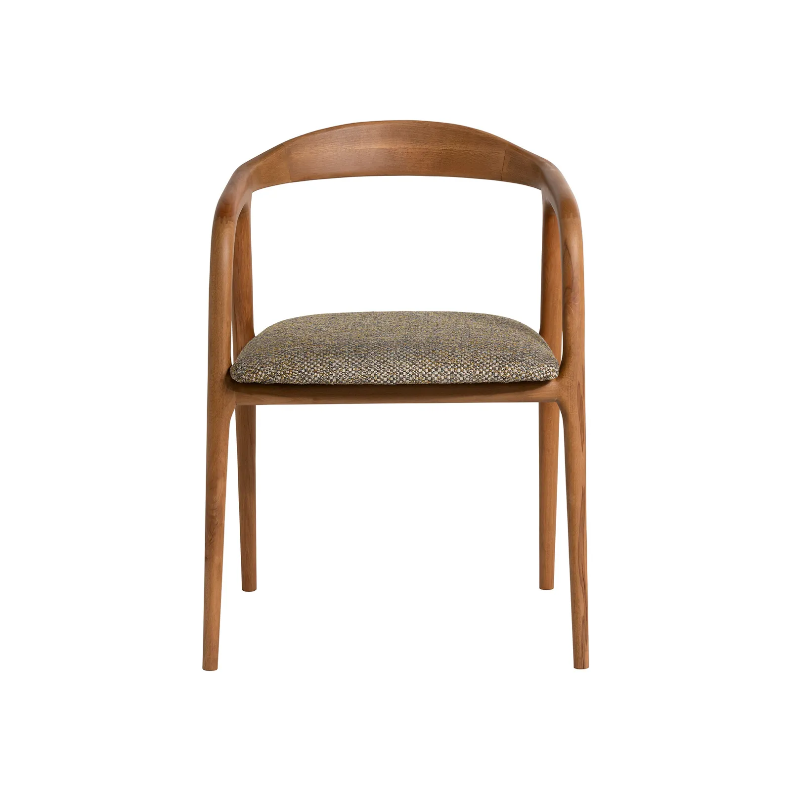 Pure Furniture Nelda Dining Chair With Arms With Tapered Legs, Wood | Barker & Stonehouse 3