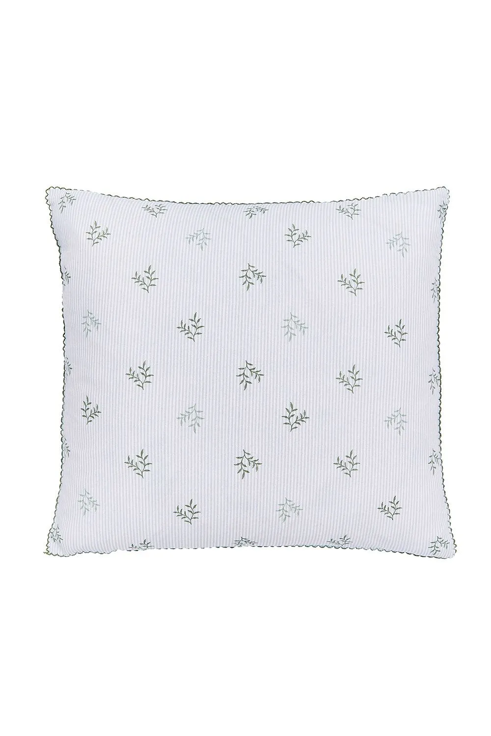 Murmur 'Thalia' Cotton Cushion in Green