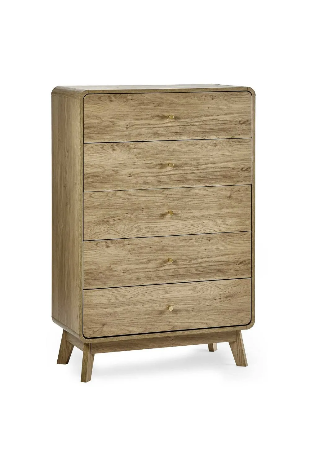 Julian Bowen Ingrid 5 Drawer Chest in Beige 2