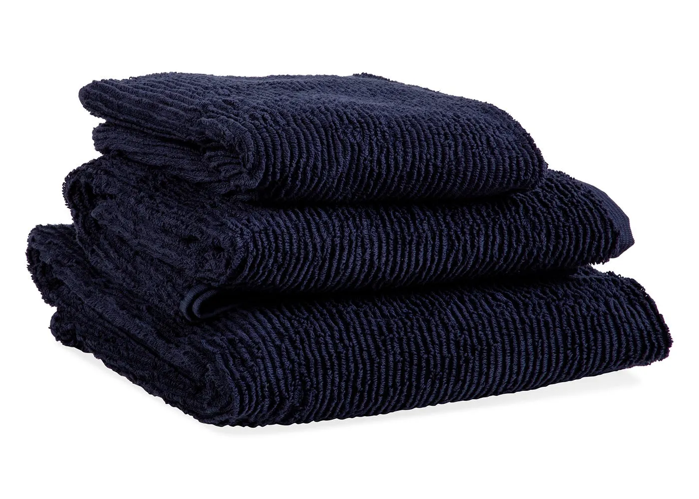 Heal's Organic Bath Towel Navy 70 x 140cm 1