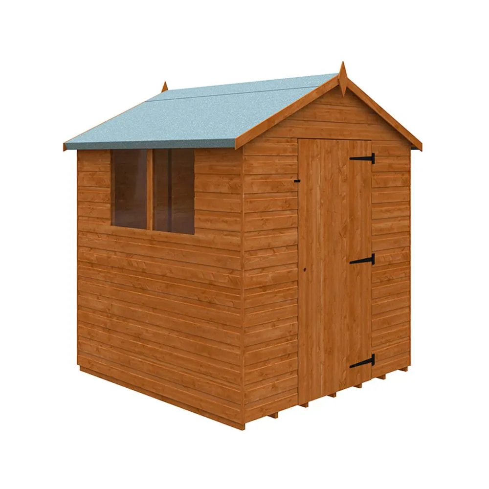 Buttercup Farm 6x6 Super Apex 12mm Shed - L175 x W175 x H217.9 cm in Burnt Orange