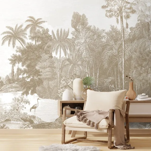 Vintage Tropical Wall Mural 3