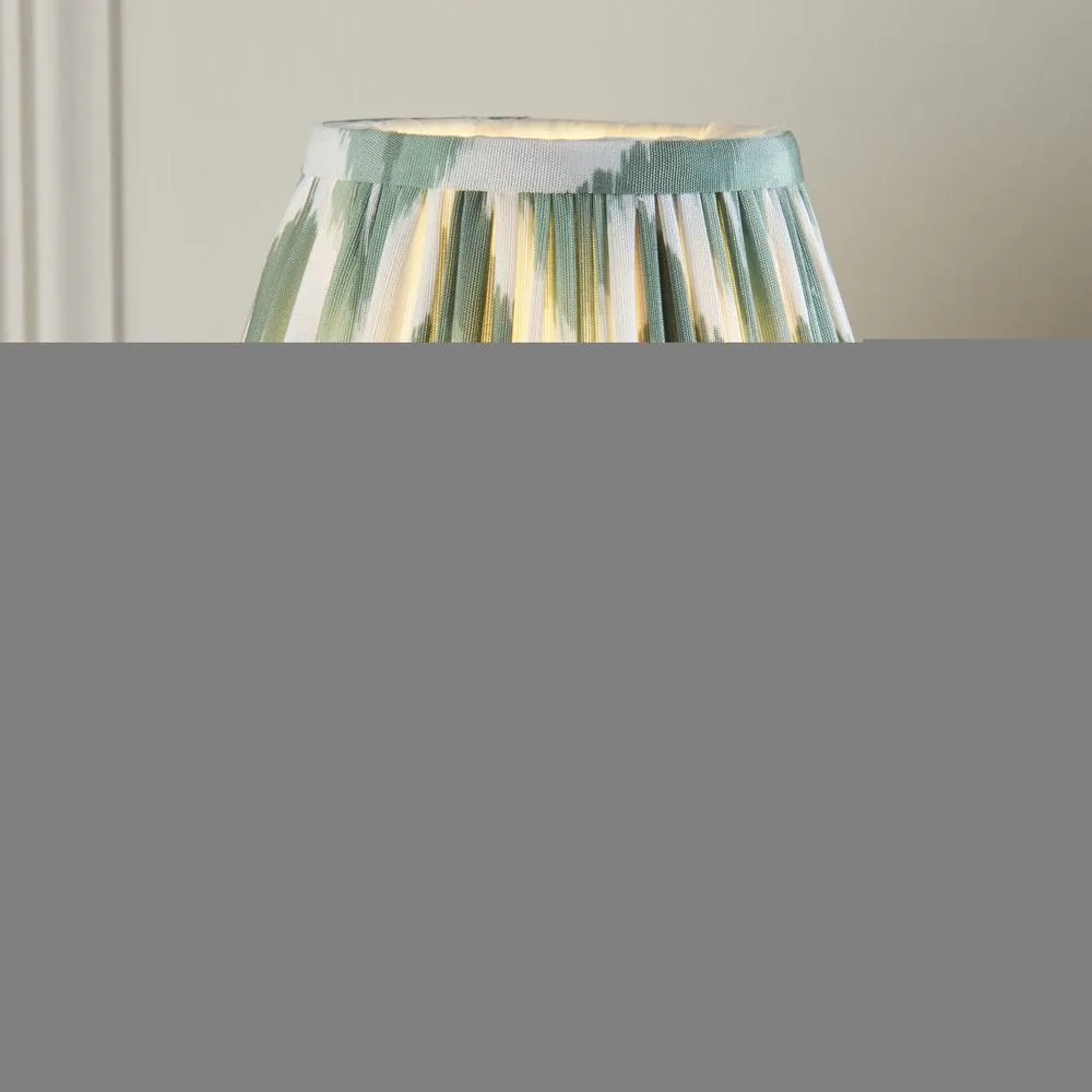 Netlighting Dahlia Curve & Zigzag 16cm Wall Lamp Antique Brass Cotswold Green in Gold 5