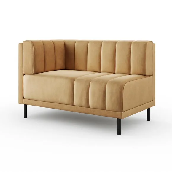 Amali Corner Dining Bench, Vintage Velvet 5