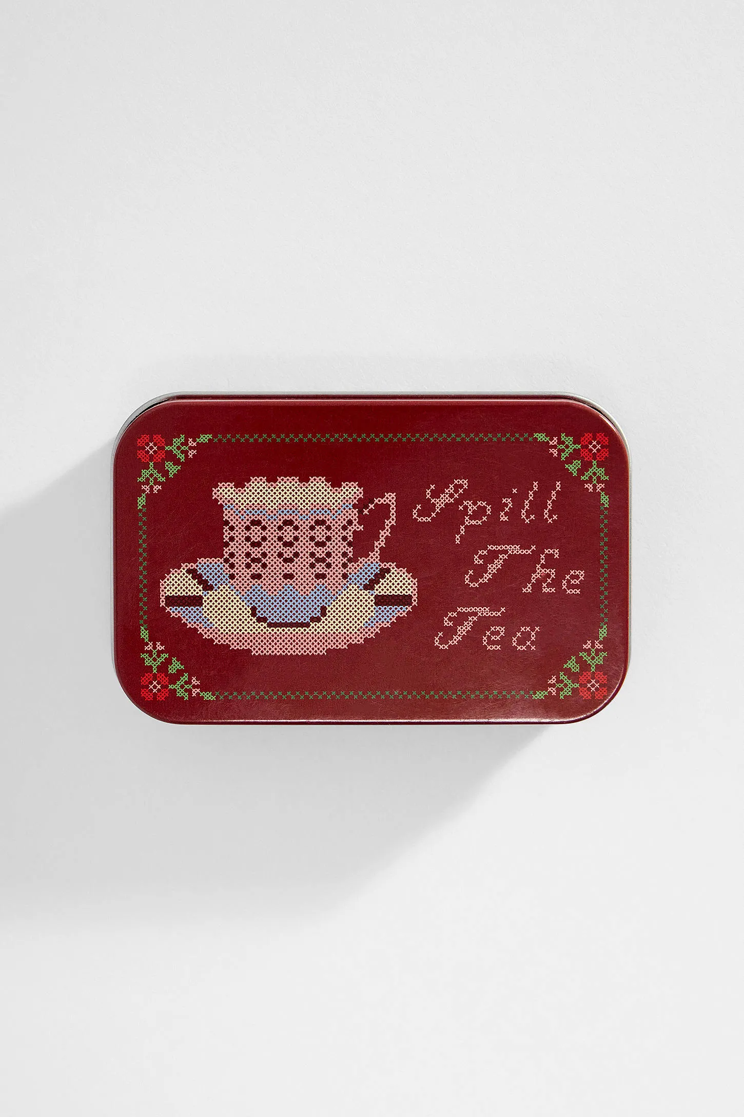 Spill The Tea Tin Candle - Red 4