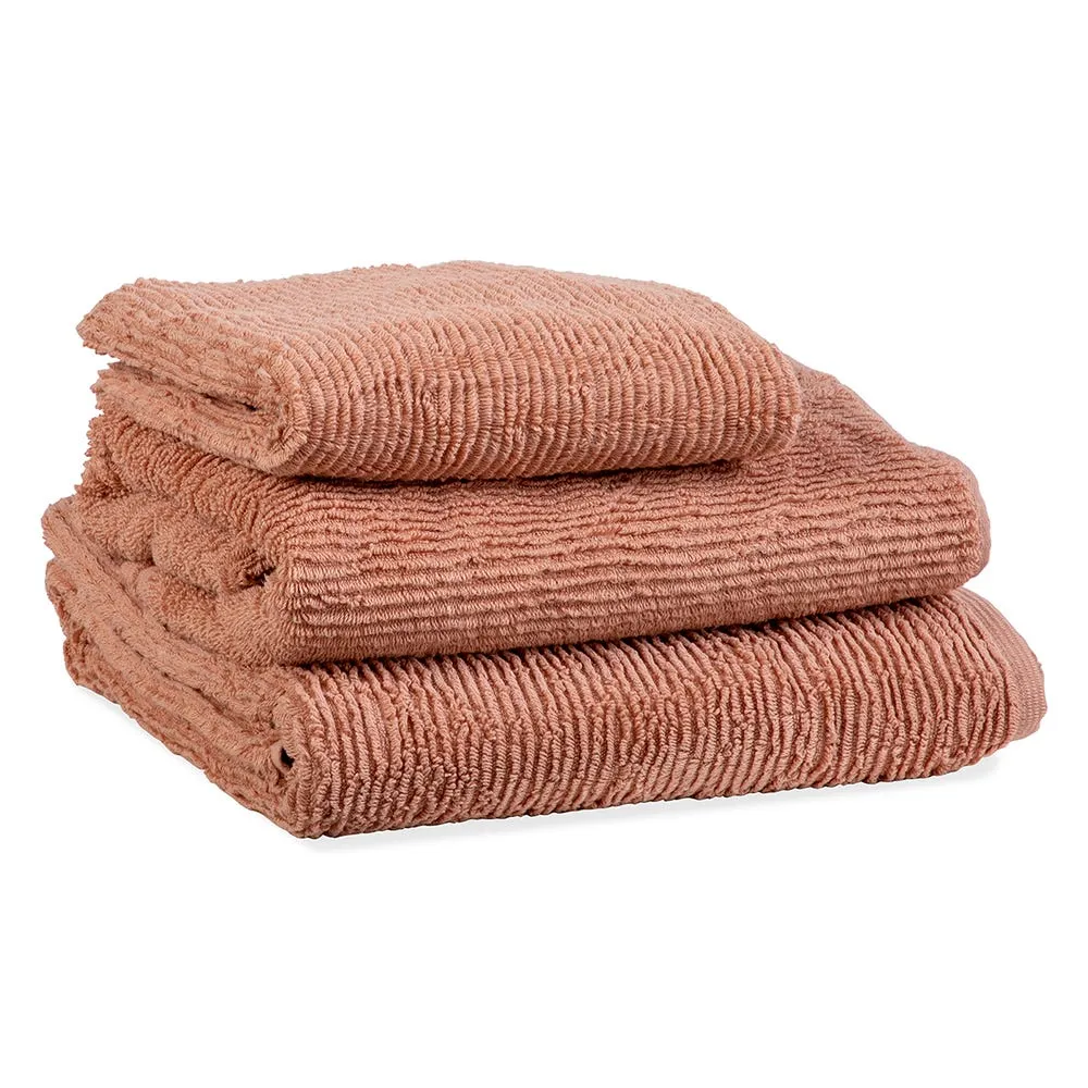 Heal's Organic Hand Towel Putty Pink 50 x 100cm 2
