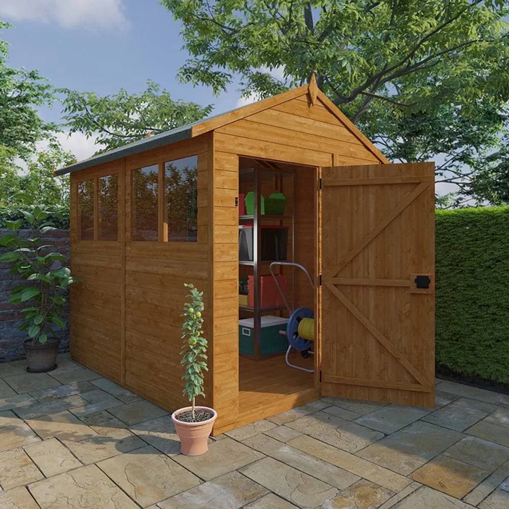Buttercup Farm 8x6 Flex Apex 12mm Flex - L238.8 x W175 x H213.5 cm - Burnt Orange 4