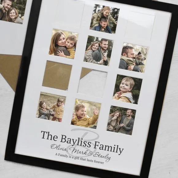 Personalised Family Multi Photo Frame 4