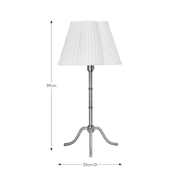 Alloura Mid Century Adjustable Tripod Table Lamp 6