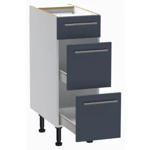 Wickes Orlando Marine Blue Drawer Unit - 300mm 2