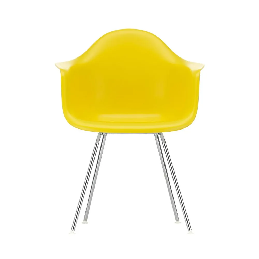 Vitra Eames DAX Armchair New Height Sunlight Chrome Base 2