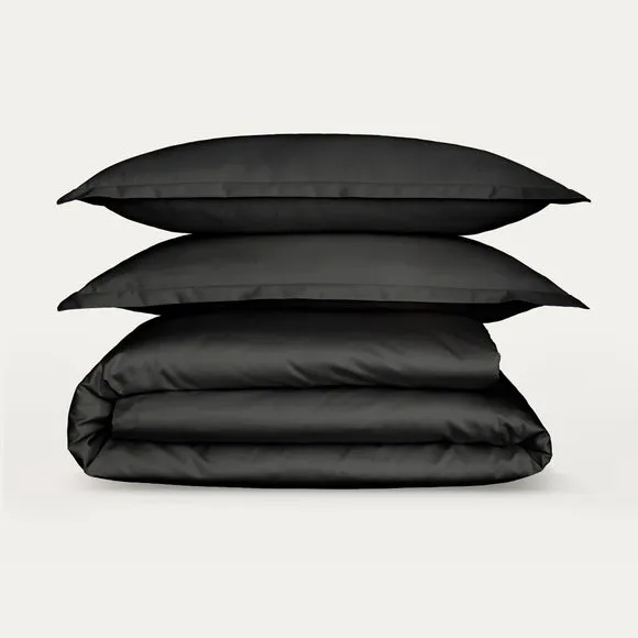 Hotel Cotton Sateen 400 Thread Count Duvet Cover & Pillowcase Set 5
