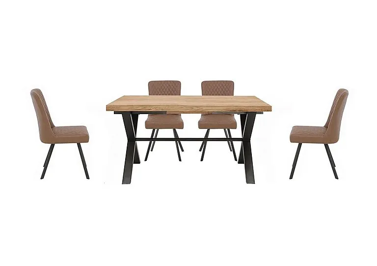Earth Small Dining Table and 4 Chairs