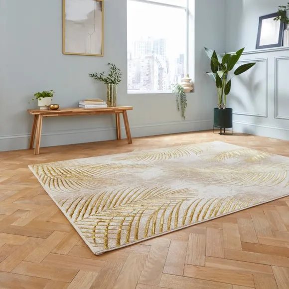 Creation Botanical Leaf Rug 1