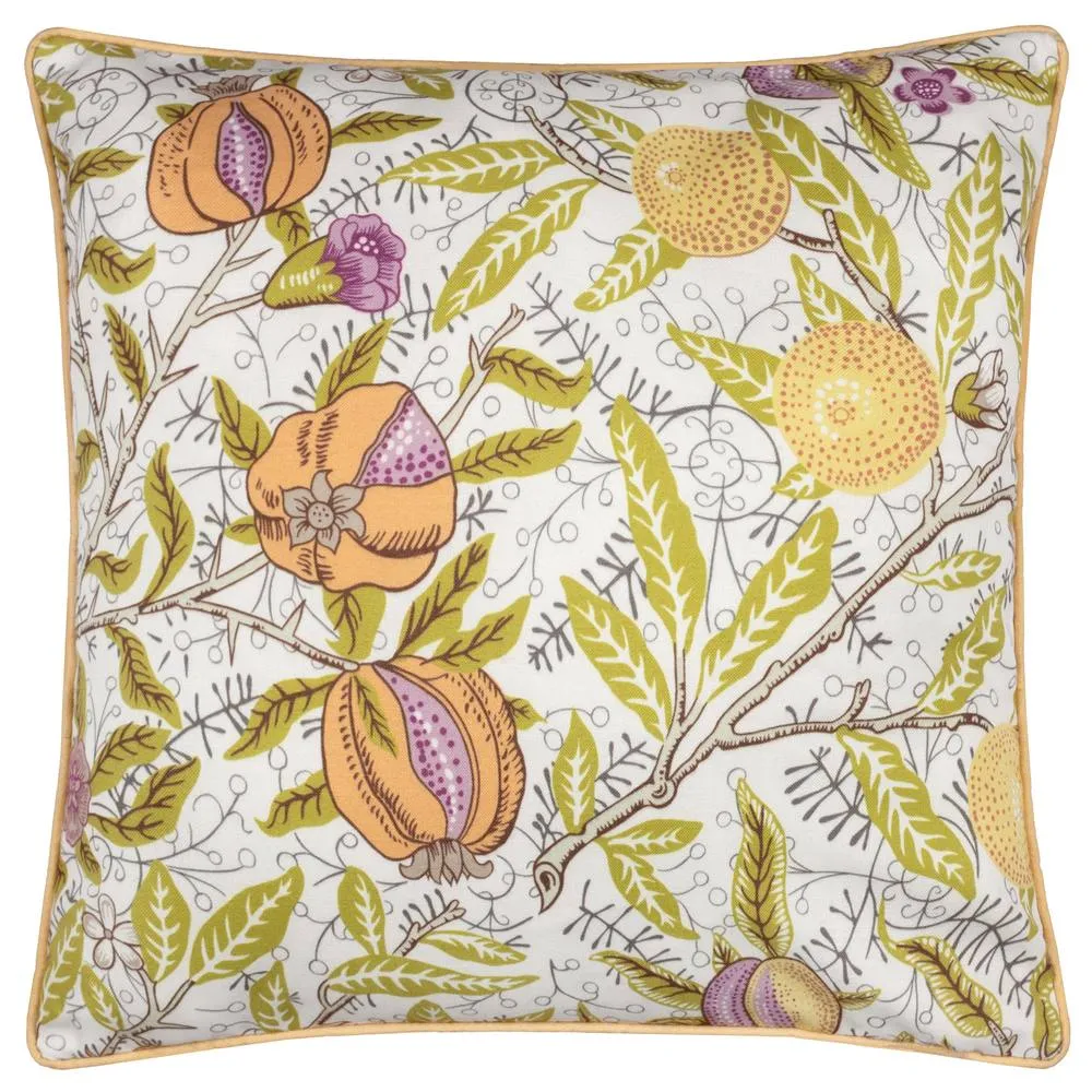 Morris & Co Fruits Outdoor Cushion in Lemon 2