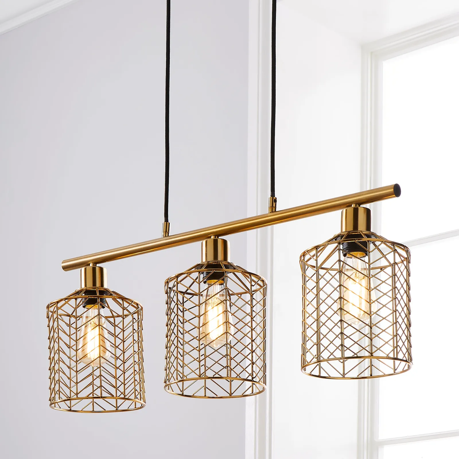 Siena 3 Light Diner Ceiling Light