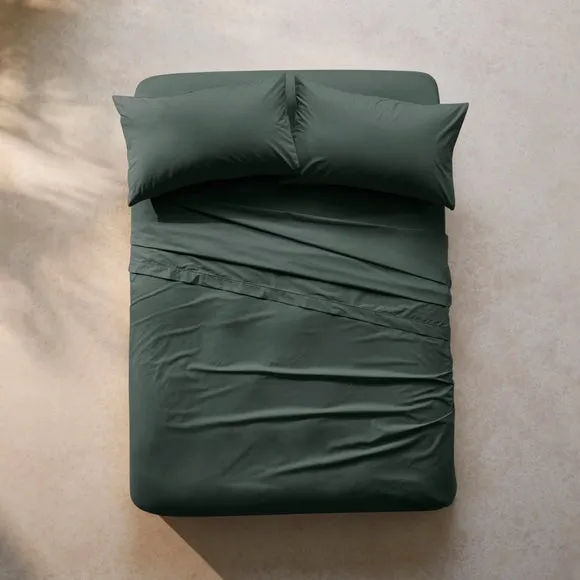 100% Egyptian Cotton 220 Thread Count Flat Sheet 1