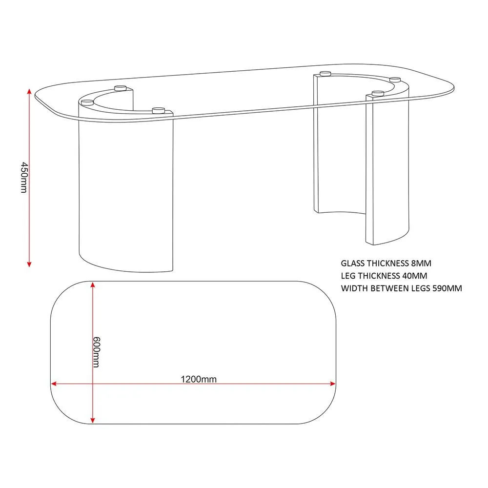 Seconique Modena Coffee Table in Cream 6