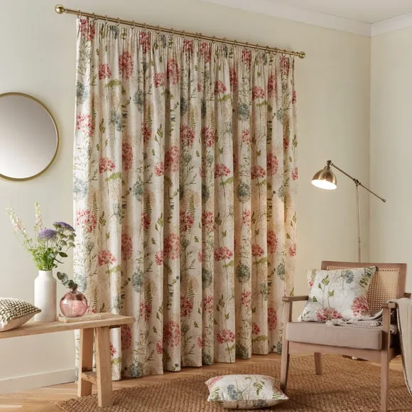 Country Meadow Pencil Pleat Curtains 4