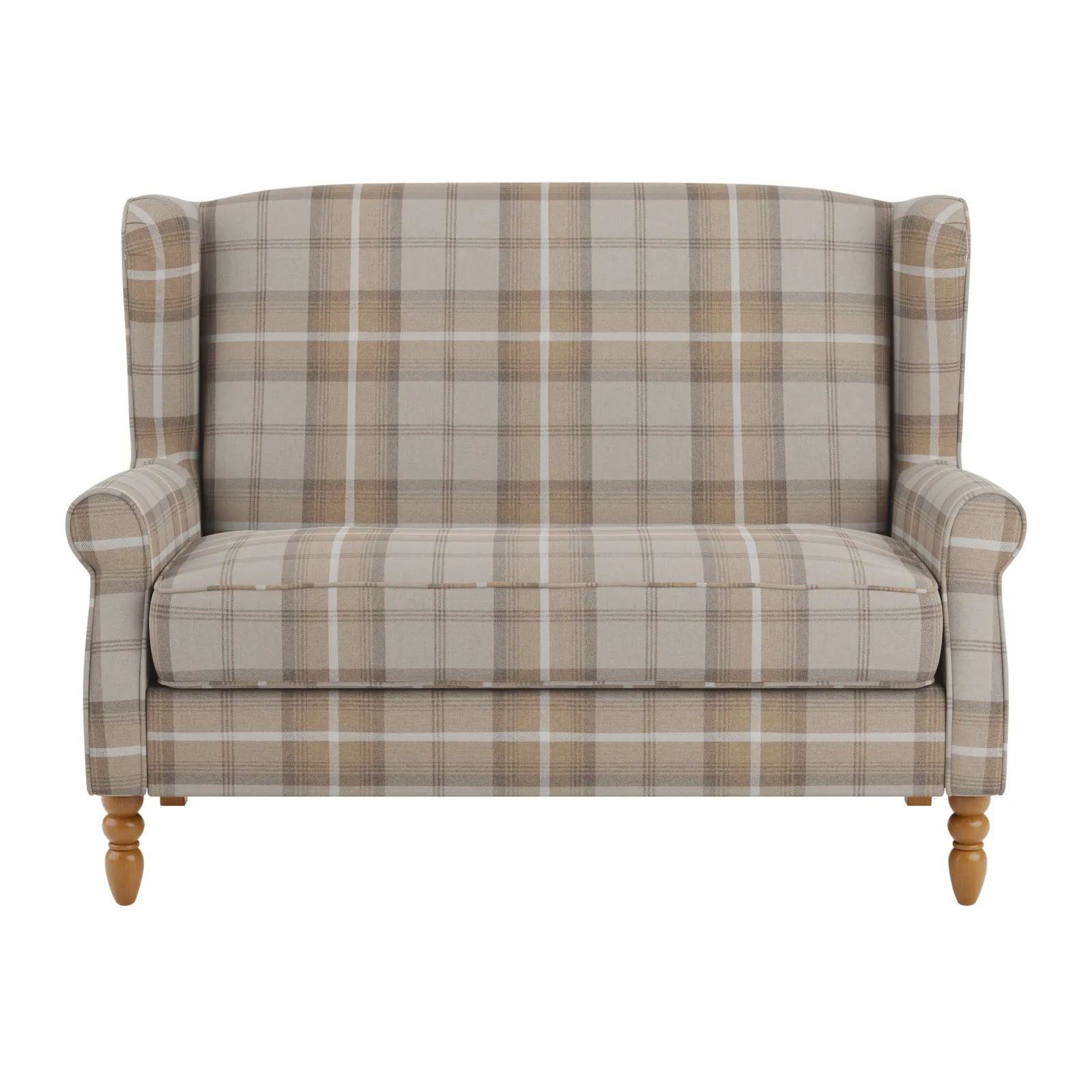Oswald Compact 2 Seater Sofa Brown