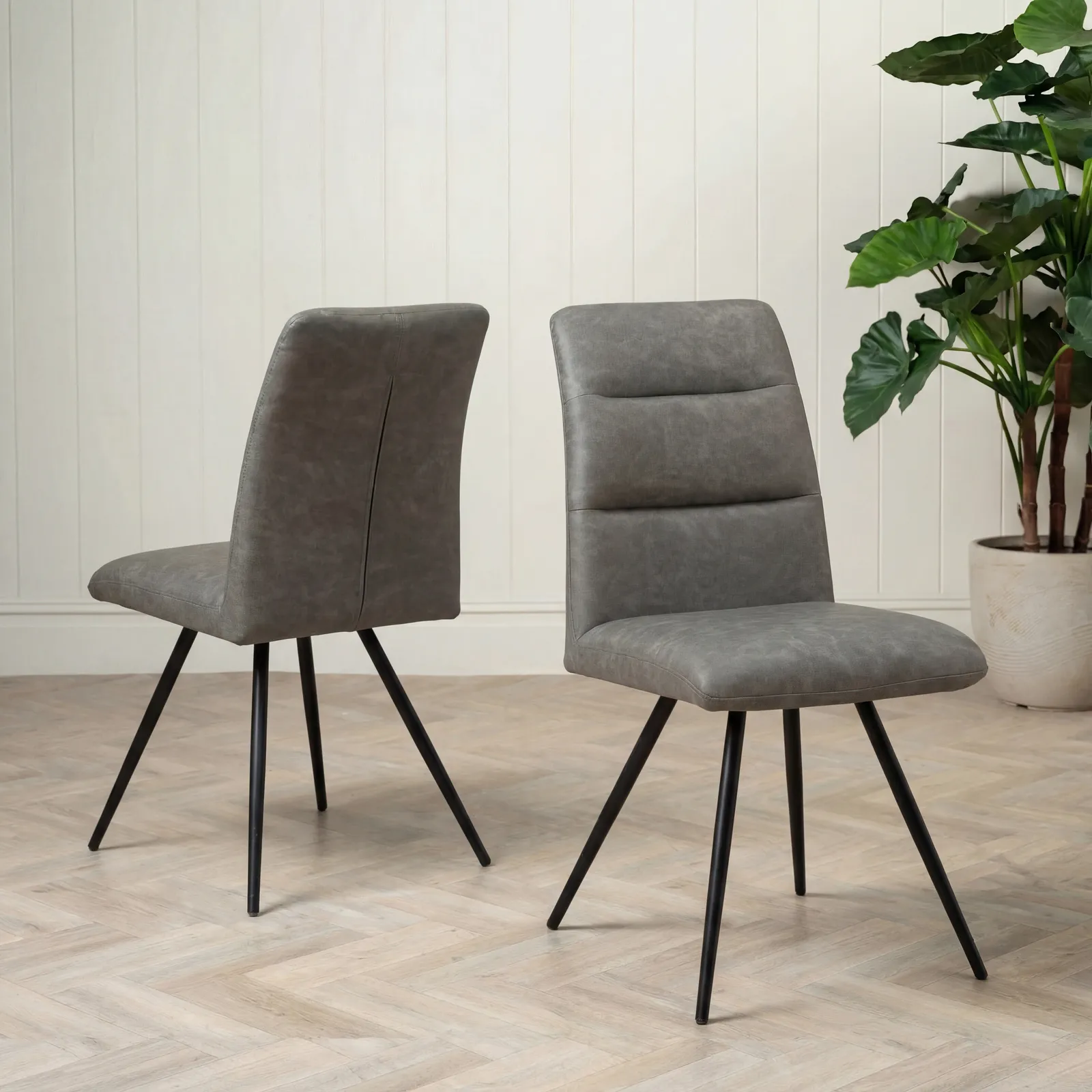 Pauli Dining Chair, Grey | Barker & Stonehouse