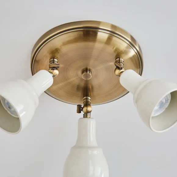 Wybridge 3 Light Semi Flush Spotlight 4