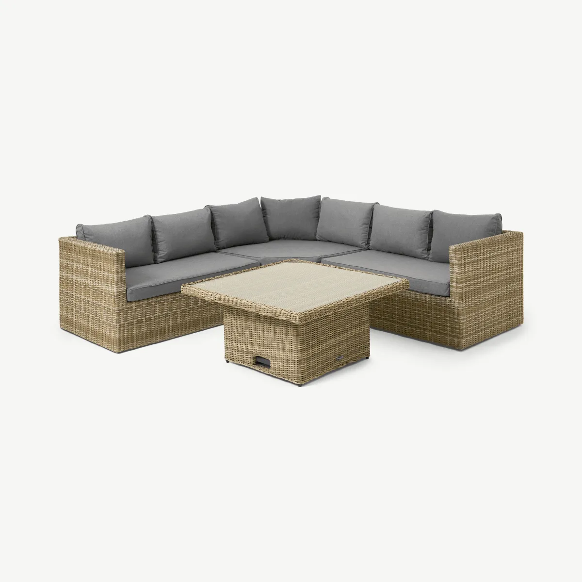 Garden Corner Dining & Lounge Set, Natural