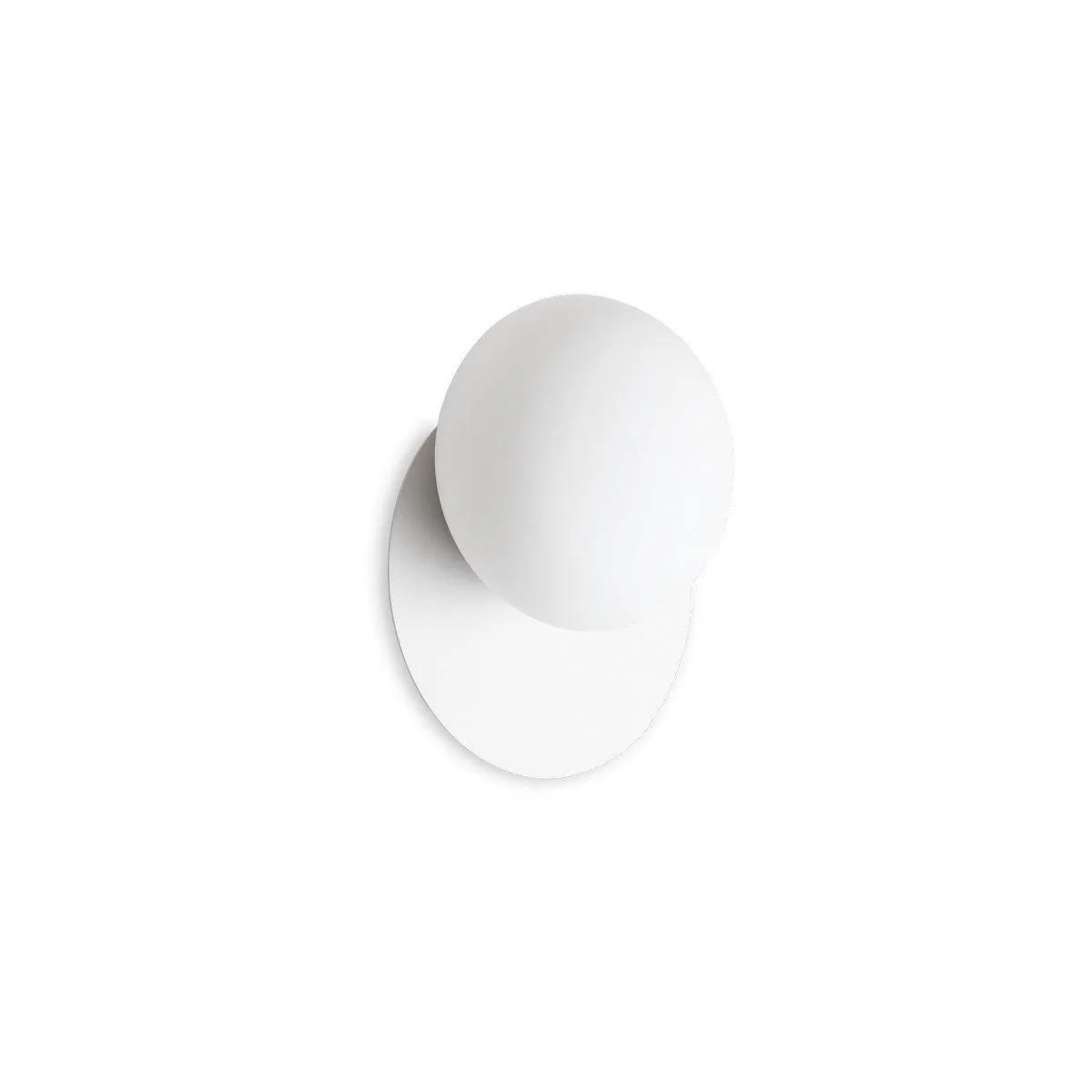 Netlighting NINFEA Round Flush Wall Lamp White