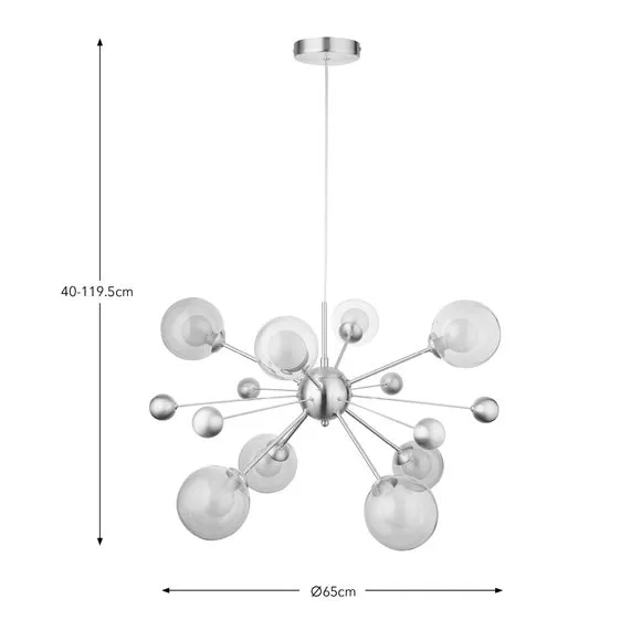 Eliza 8 Light Sputnik Ceiling Light 6