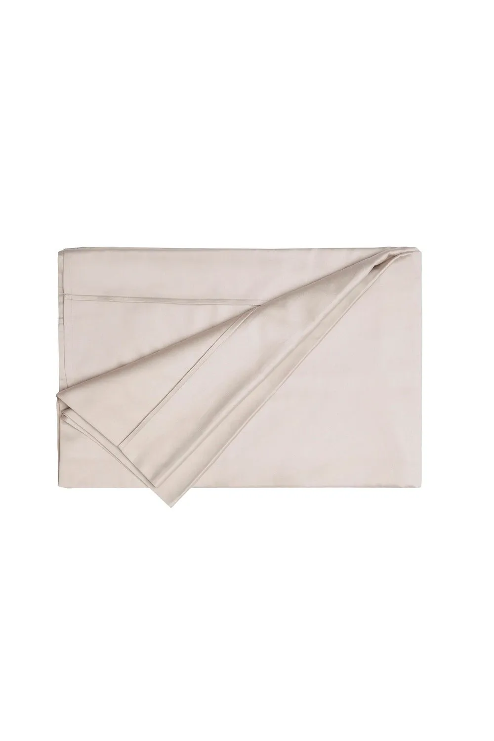 Belledorm Egyptian Cotton 200 Thread Count Flat Sheet in Beige 1