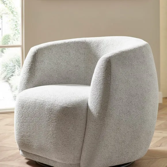 Bowline Chenille Swivel Accent Chair 4