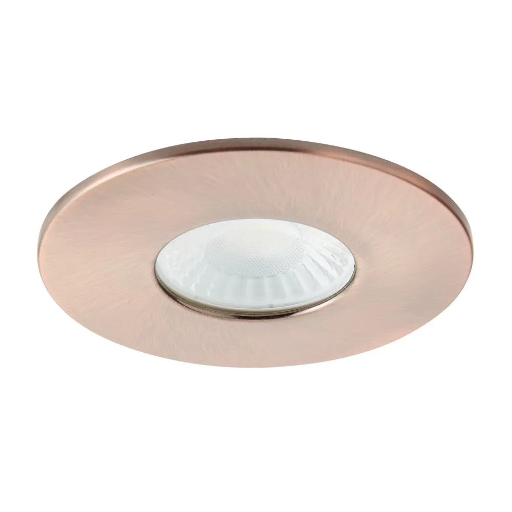 Nate Fixed Fire Rated LED IP65 Downlight, Antique Copper 1