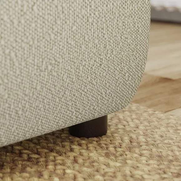 Blake Tonal Boucle Global Geo Combo Corner Chaise Sofa 5