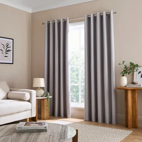 Berlin Blackout Eyelet Curtains 2