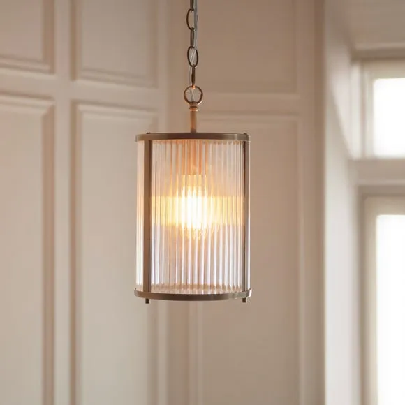 Vogue Hadley Ribbed Adjustable Pendant Light