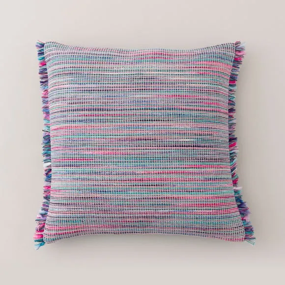 Ava Fringe Cotton Square Cushion 3
