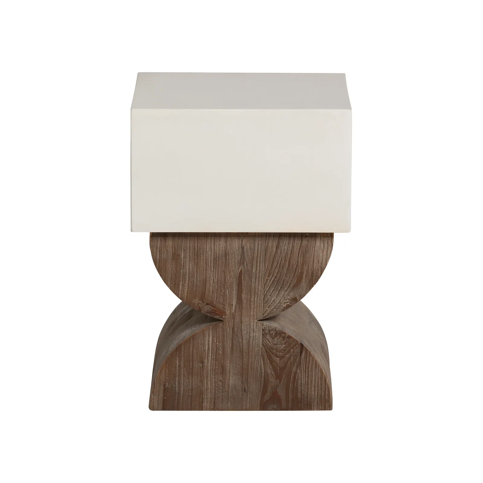Turvey End Table 35X35X50Cm, White Concrete | Barker & Stonehouse 3