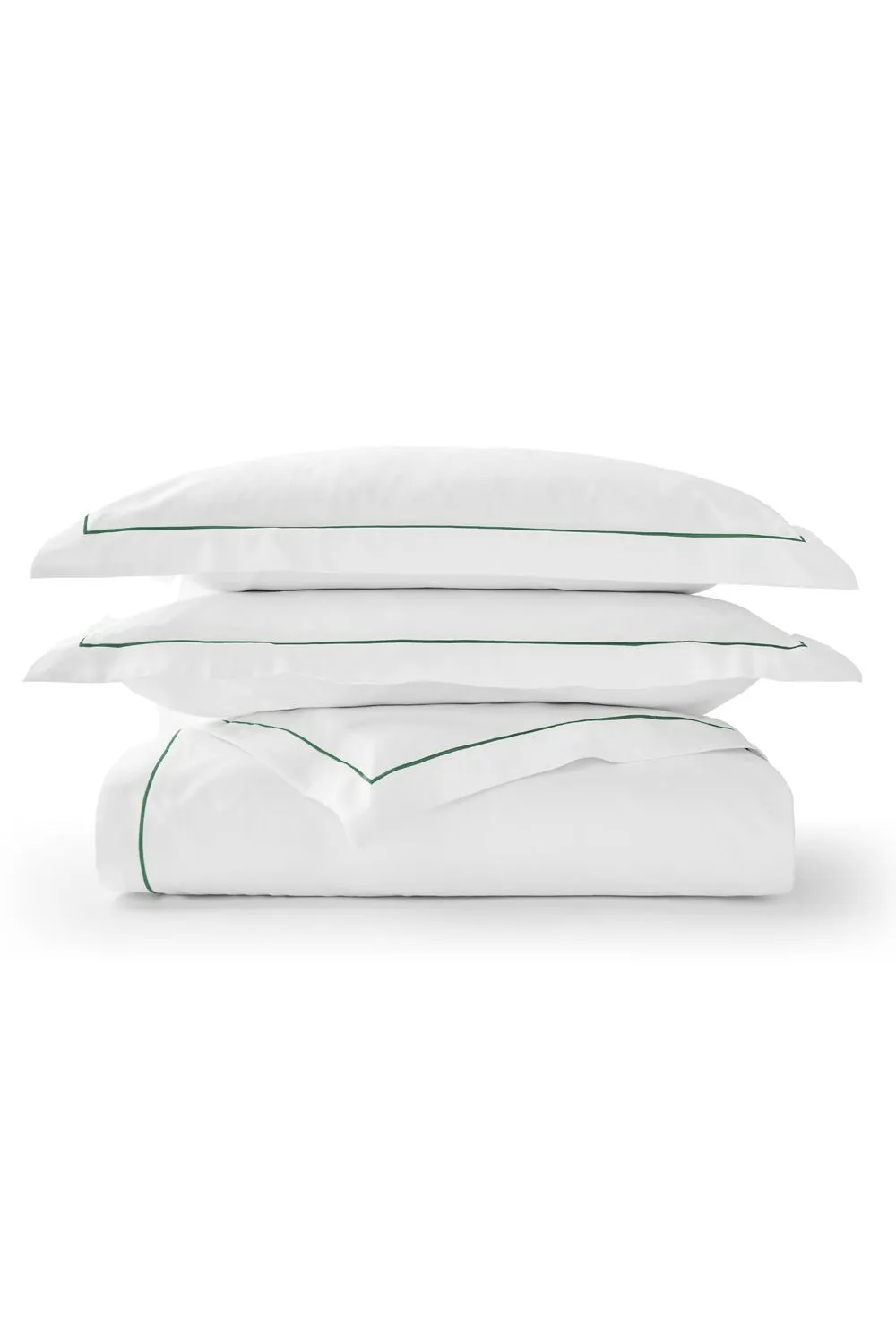 CHRISTY Premium Sateen Satin Soft Duvet Cover Sets in Green 2