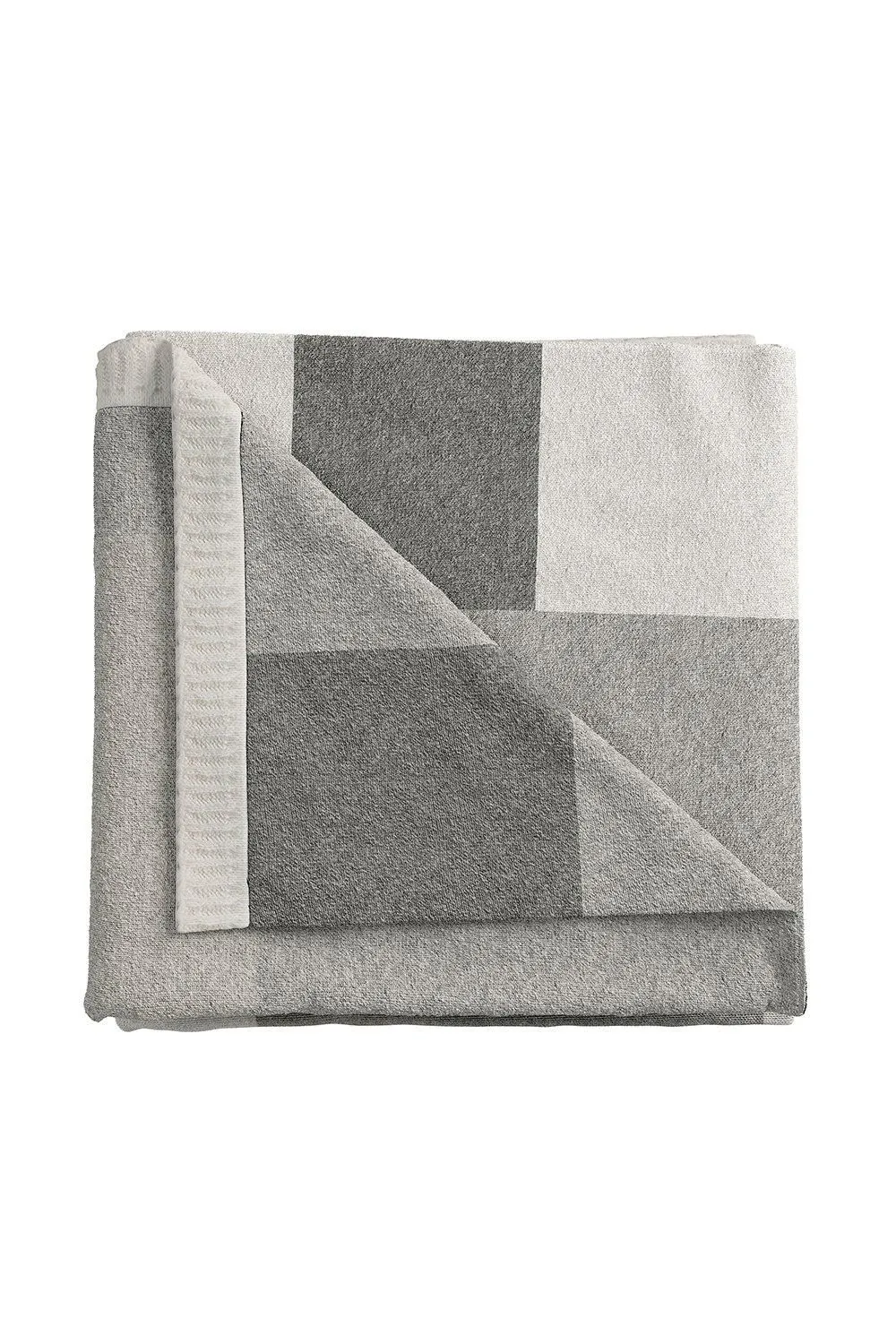 Helena Springfield 'Patchwork' Knit Throw in Grey