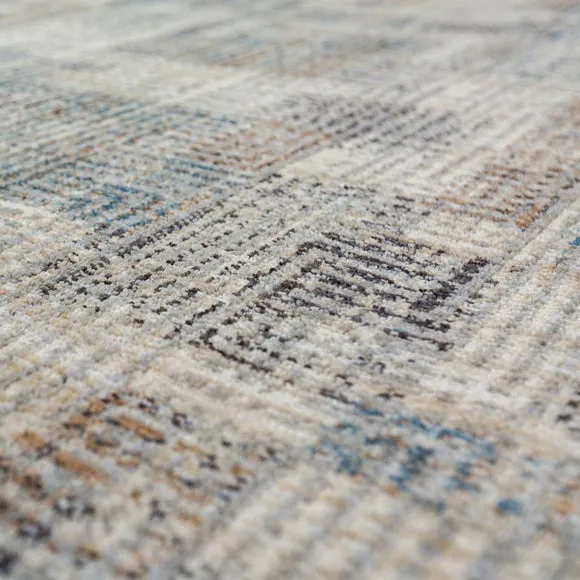 Geo Grid Modern Striped Rug 2