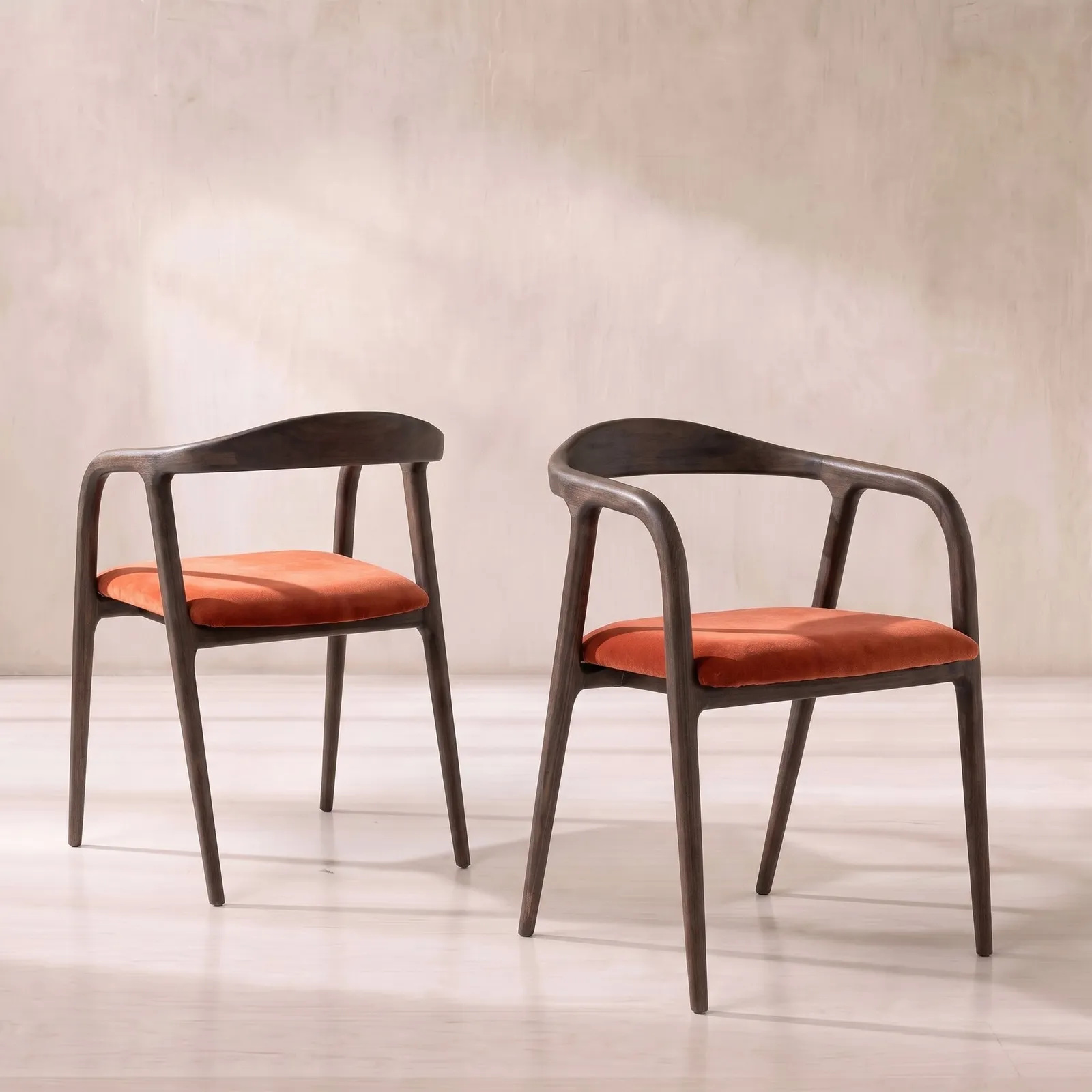 Pure Furniture Nelda Dining Chair With Arms With Tapered Legs Fabric | Barker & Stonehouse