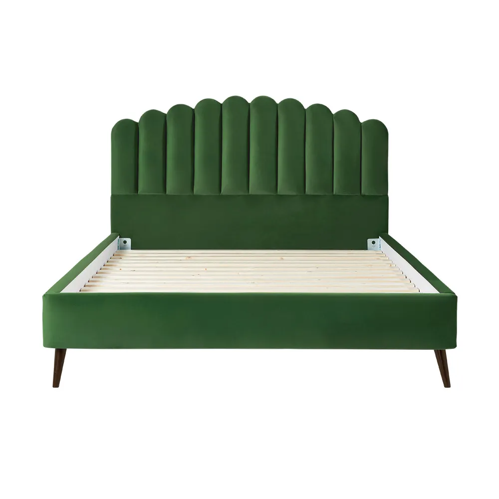 Oriana Sm Vel Silver - 180cm  Dark Wood