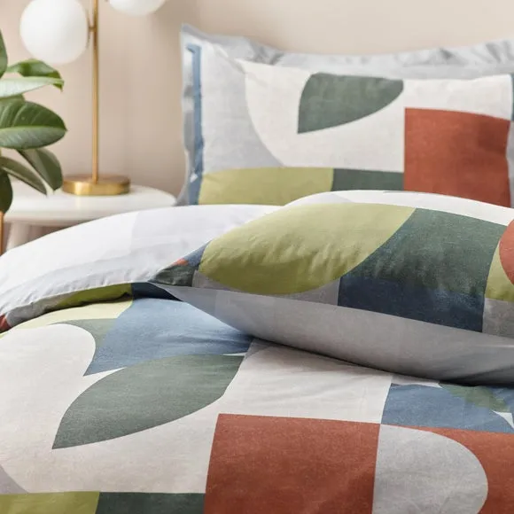 Hoem Siresa Reversible Duvet Cover and Pillowcase Set 2