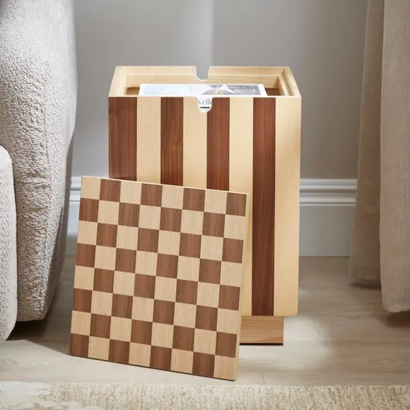 Harmon Games Side Table, Mango Wood 3