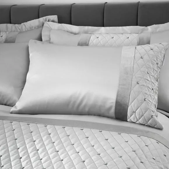 Catherine Lansfield Sequin Duvet Cover and Pillowcase Set 2