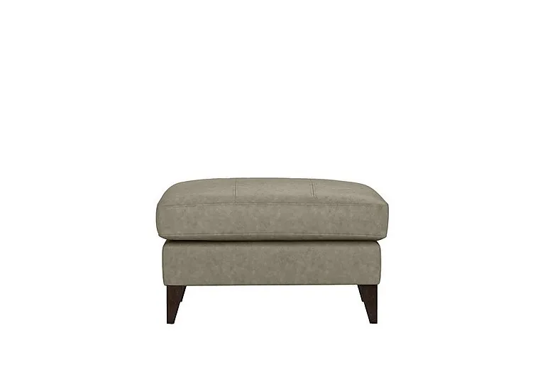 Romilly Fabric Footstool - Quiet Fawn
