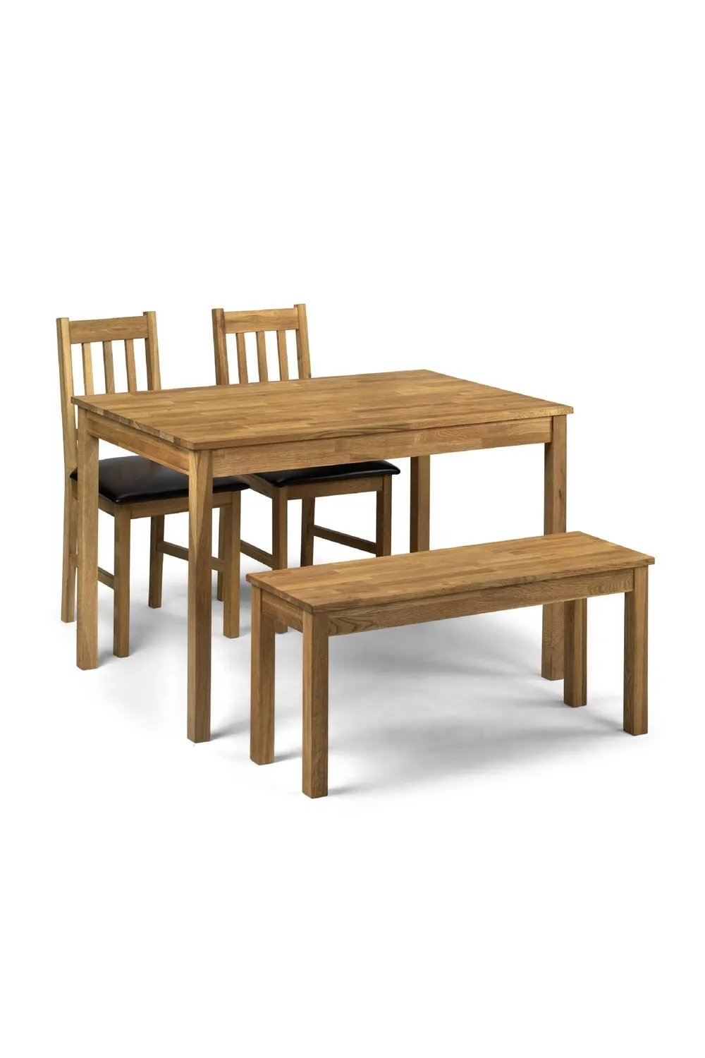 Julian Bowen Coxmoor Rectangular 4 Seater Dining Table in Light Oak 4